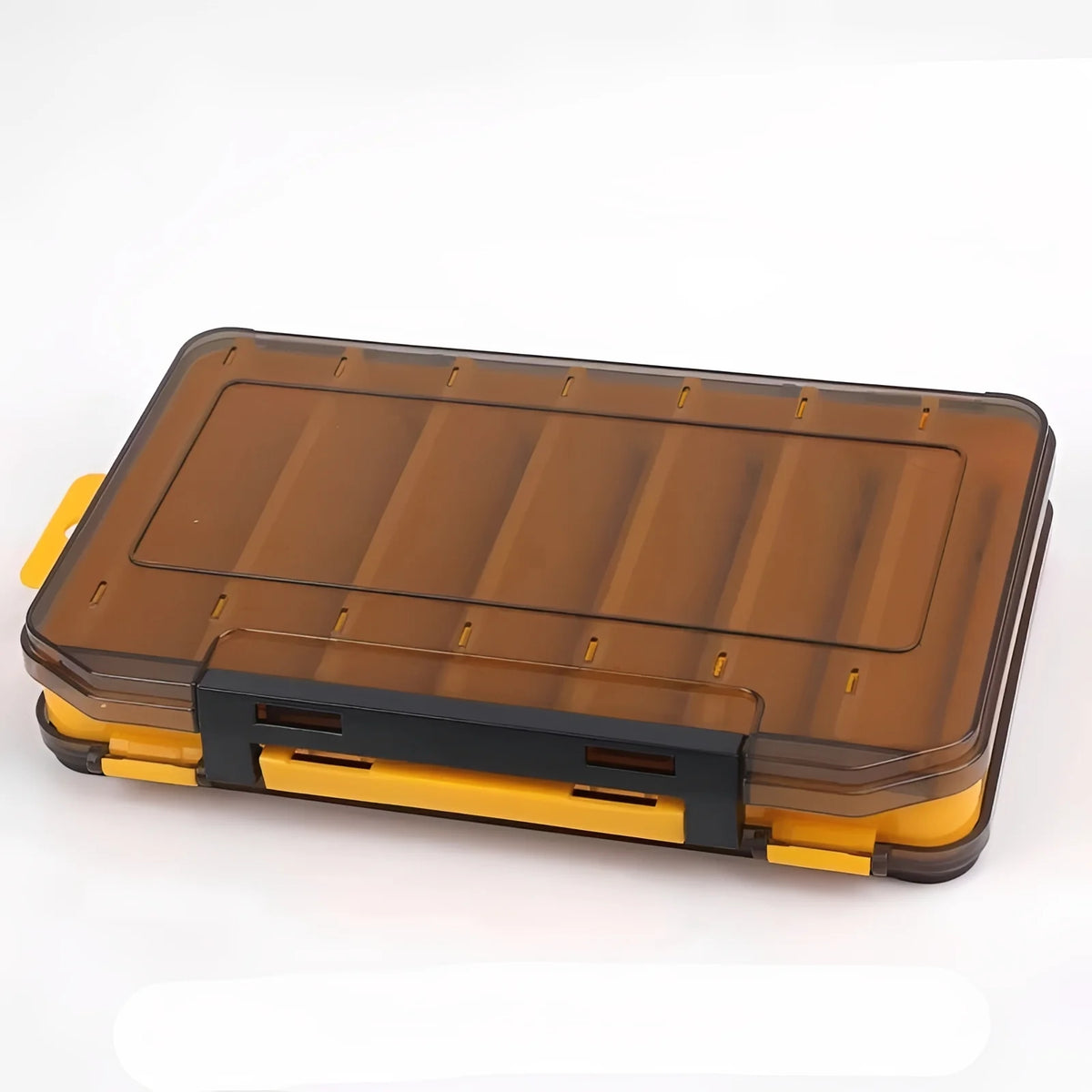 Fishing Tackle Box Double-Sided Clear Lids & Water-Resistant Seal