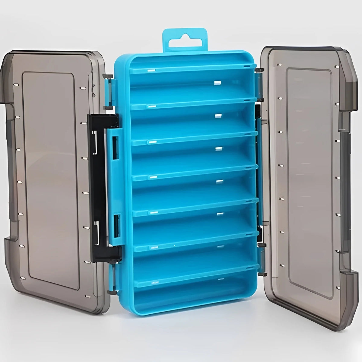 Fishing Tackle Box Double-Sided Clear Lids & Water-Resistant Seal