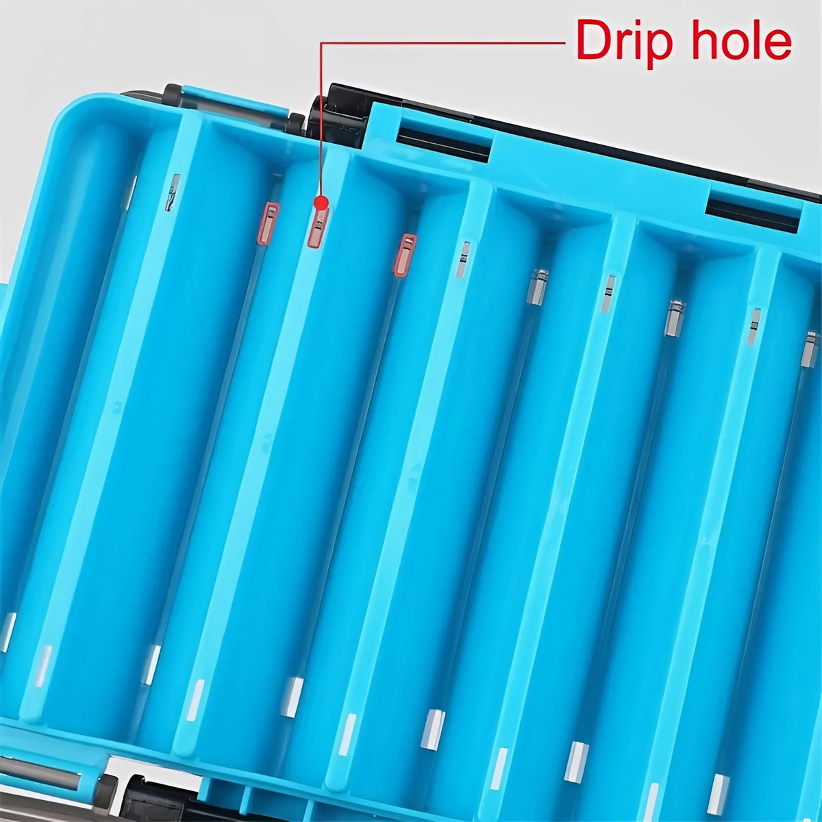 Fishing Tackle Box Double-Sided Clear Lids & Water-Resistant Seal