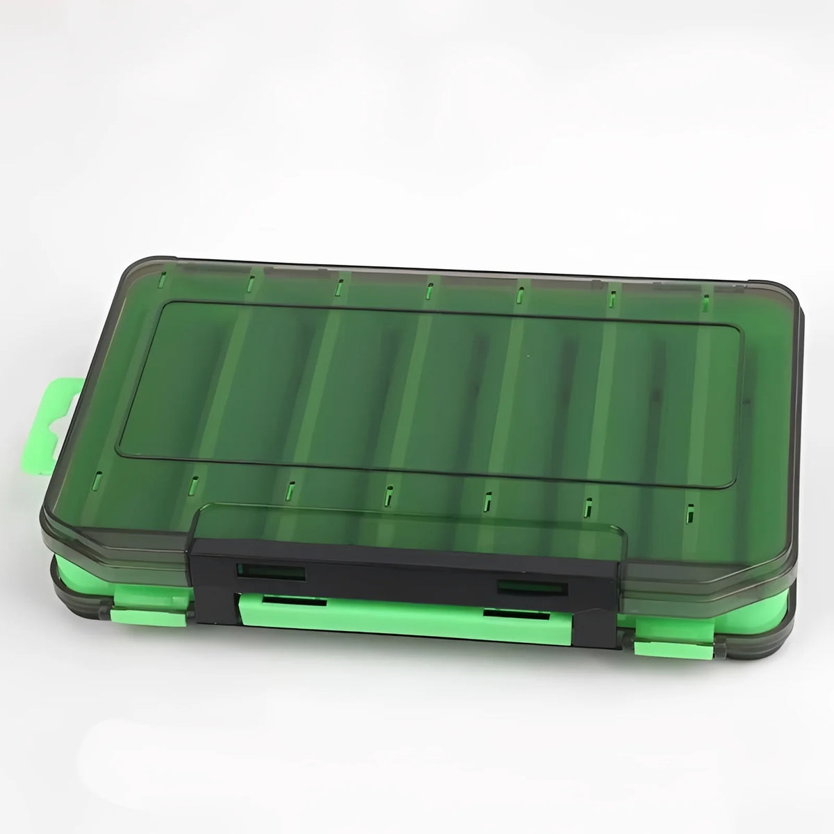 Fishing Tackle Box Double-Sided Clear Lids & Water-Resistant Seal