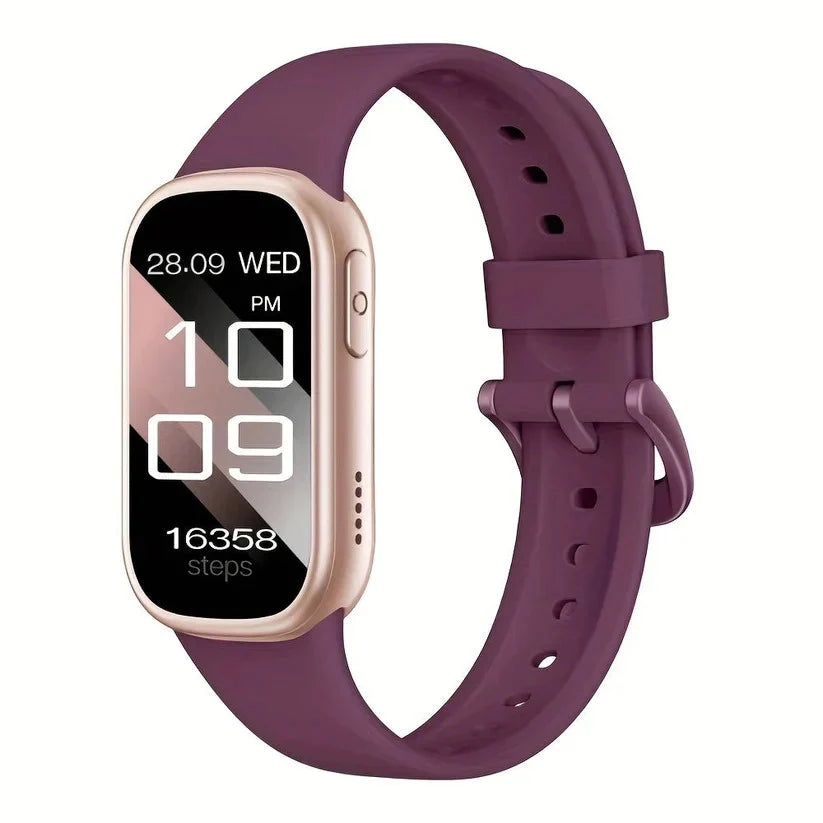 Fitness Smartwatch IP68 Water-Resistant Magnetic Charging 7-Day Battery