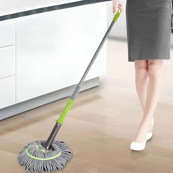 Floor Mop Self-Wringing 360 Degree Rotating Washable Microfiber