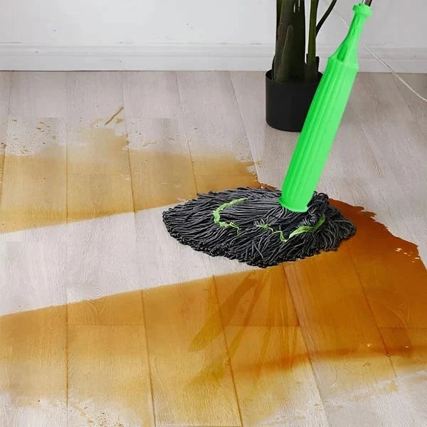 Floor Mop Self-Wringing 360 Degree Rotating Washable Microfiber