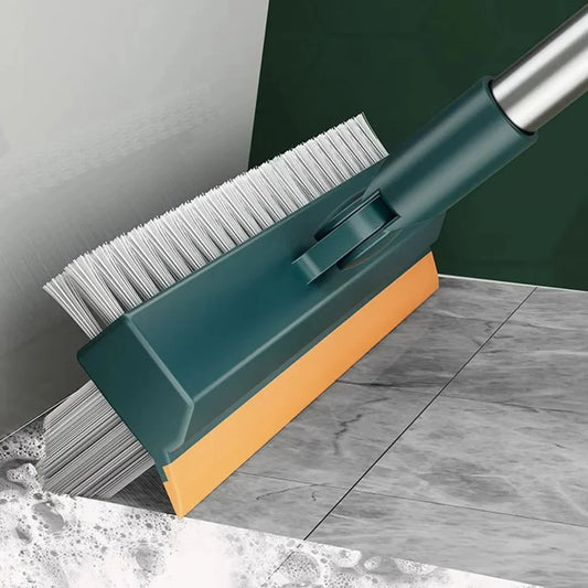 Floor Scrub Brush Stiff Bristles 180° Rotating Handle