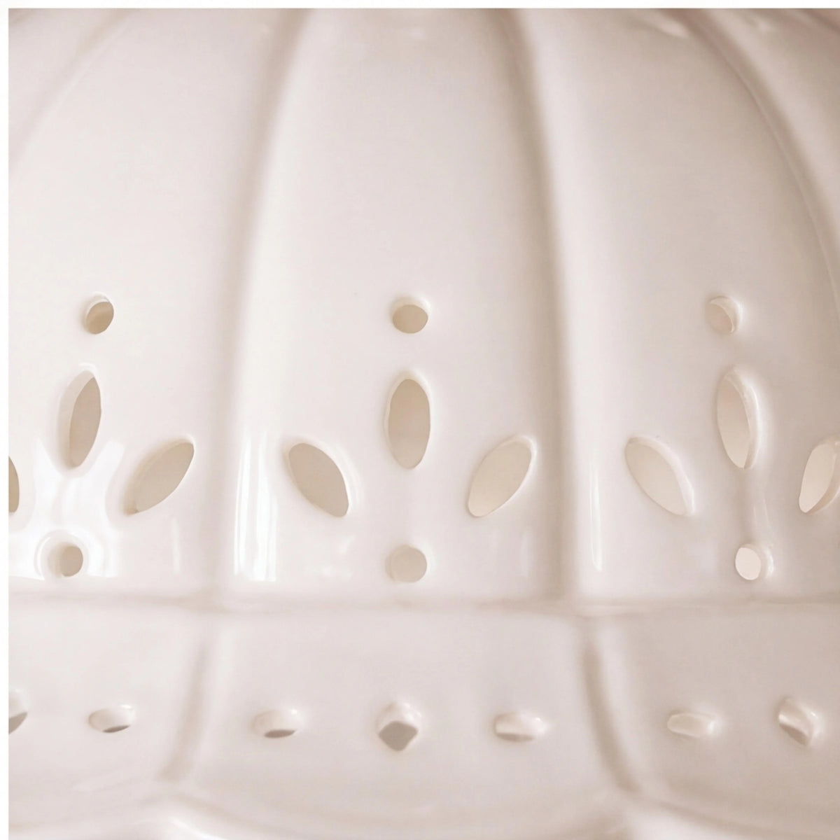 Flush Mount Ceiling Light Antique Brass Ceramic Shade