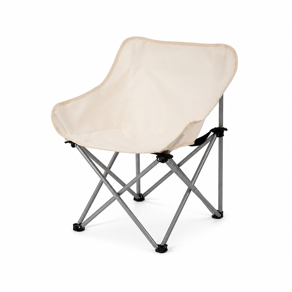Foldable Moon-Style Breathable Tear-Resistant Camping Chair