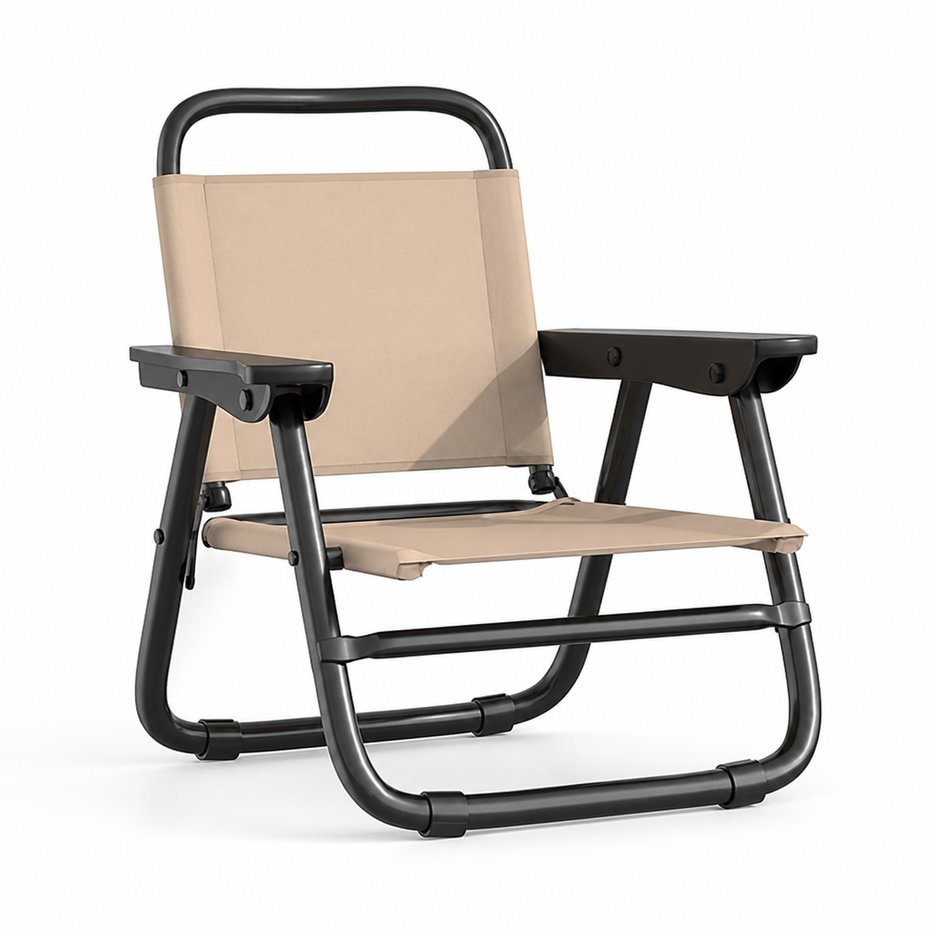 Folding Outdoor Oxford Fabric Chair (With Arms)