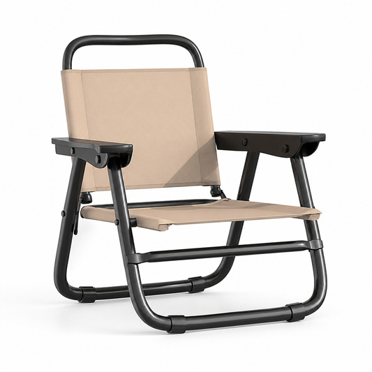 Folding Outdoor Oxford Fabric Chair (With Arms)