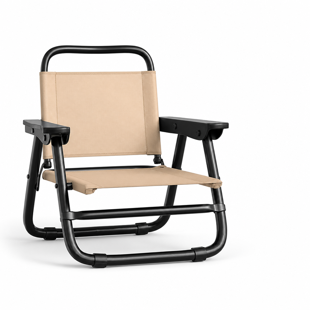 Folding Outdoor Oxford Fabric Chair (With Arms)