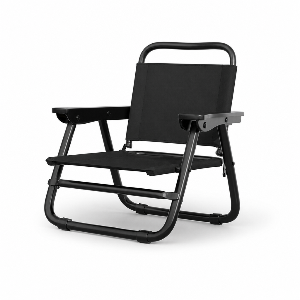 Folding Outdoor Oxford Fabric Chair (With Arms)