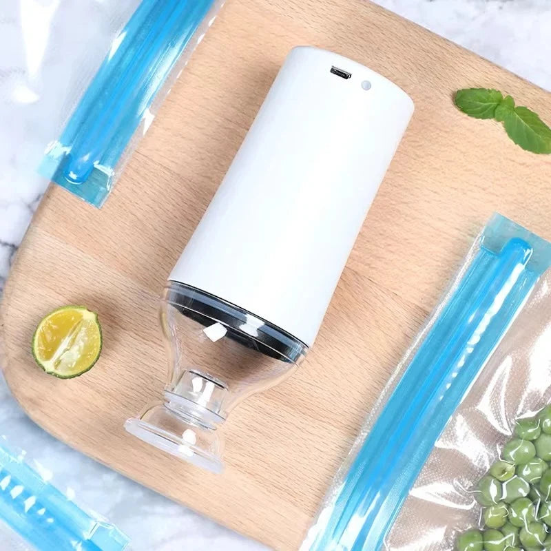 Food Vacuum Sealer USB Rechargeable 10-Second Seal