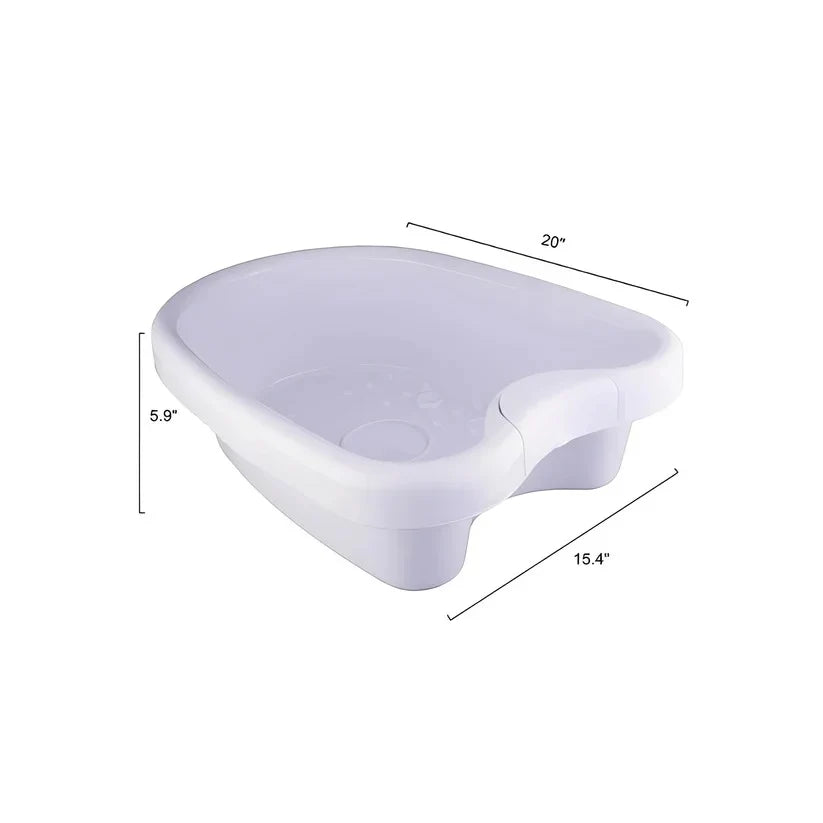 Foot Soak Basin Deep Full-Ankle Textured Massage Base