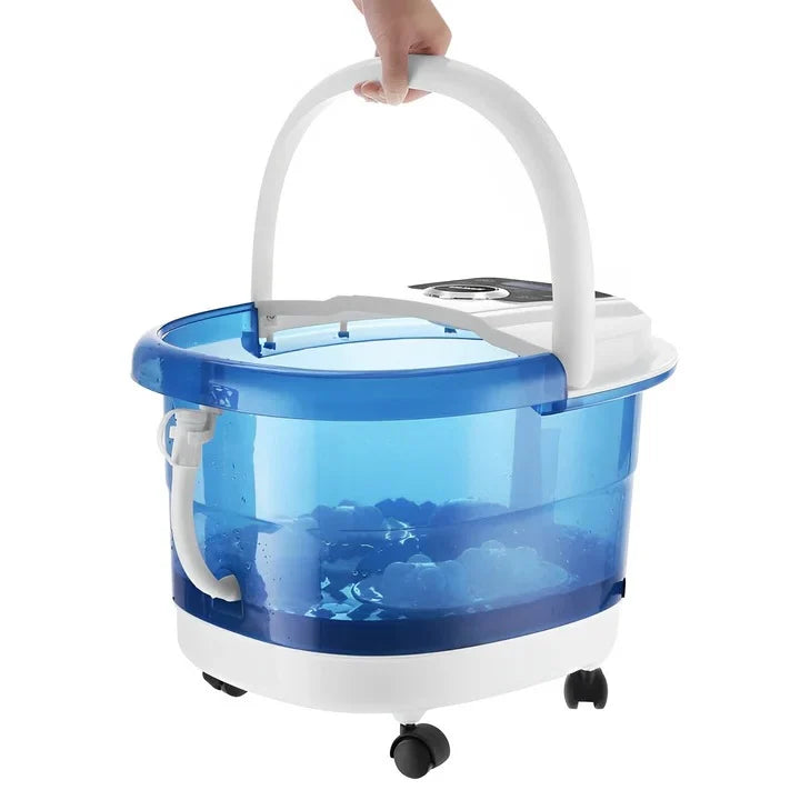 Foot Spa Massager Heated Bubble Rollers