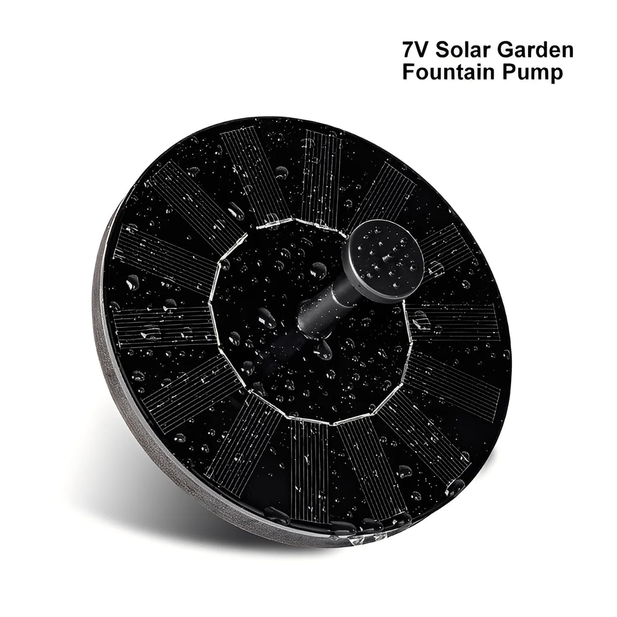 Fountain Pump Solar Powered Floating Interchangeable Nozzles