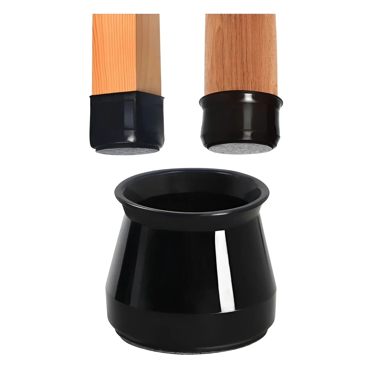Furniture Leg Protectors Triple-Layer Stretch Silicone