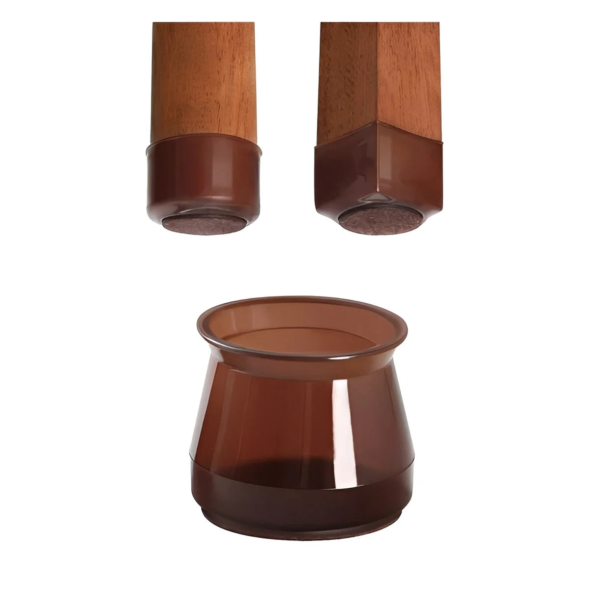 Furniture Leg Protectors Triple-Layer Stretch Silicone