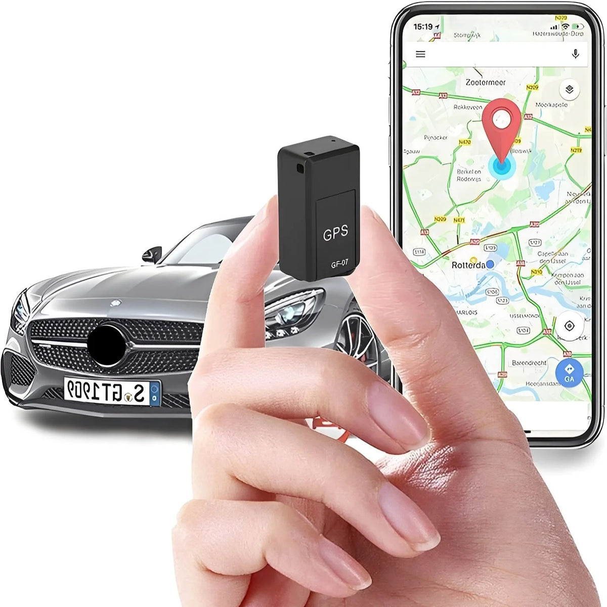 GPS Tracker Magnetic Mount Real-Time 180-Day Battery