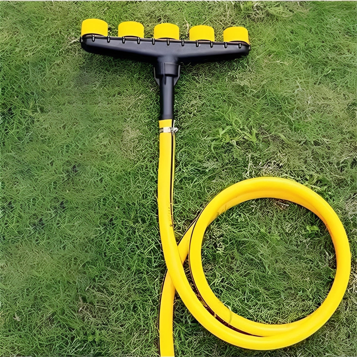 Garden Hose Nozzle Quick-Connect Adjustable Spray & Trigger Lock