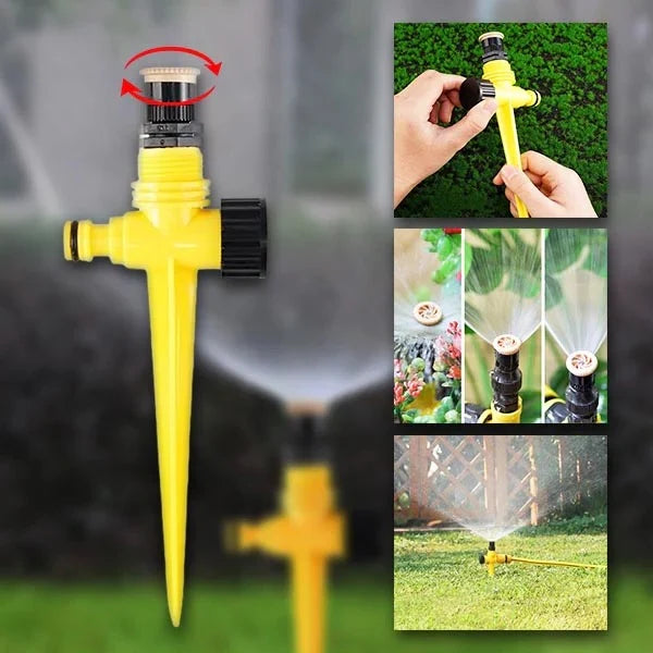 Garden Sprinkler 360 Degree Rotating Adjustable Spray