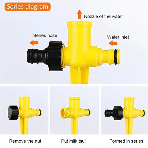 Garden Sprinkler 360 Degree Rotating Adjustable Spray
