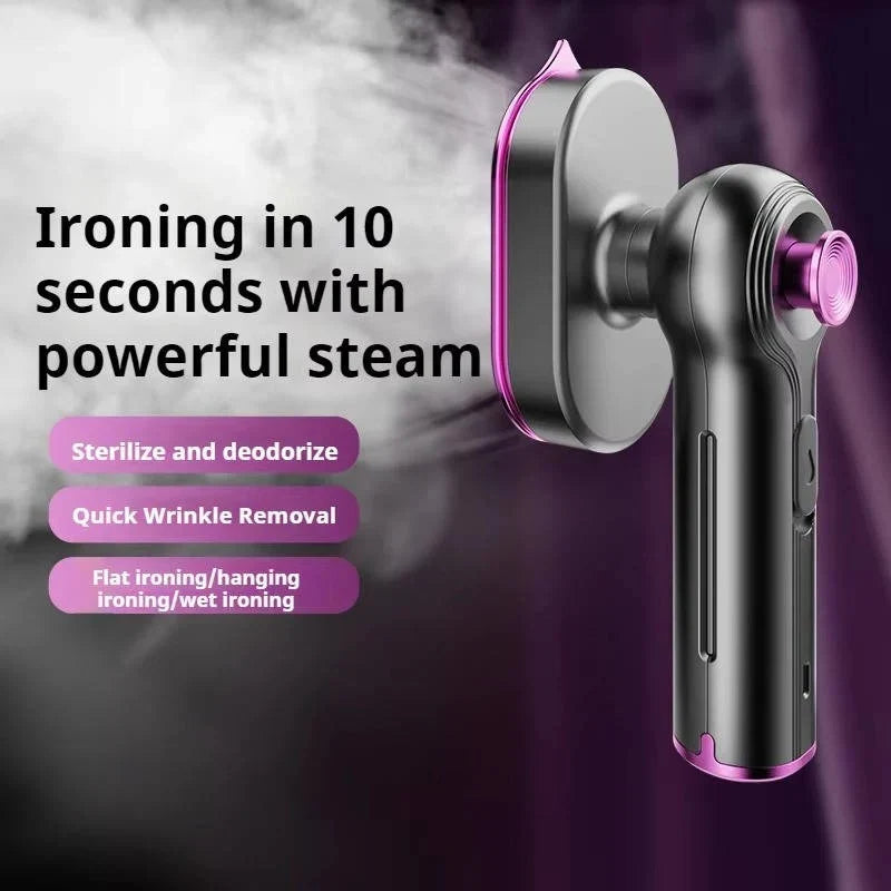 Garment Steamer Rotating Handle Ceramic Plate Visible Tank