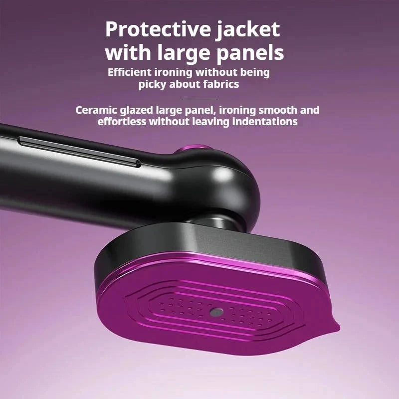 Garment Steamer Rotating Handle Ceramic Plate Visible Tank
