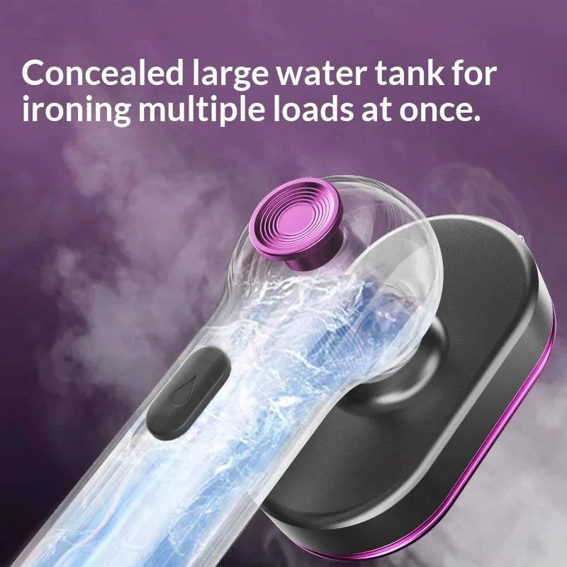 Garment Steamer Rotating Handle Ceramic Plate Visible Tank