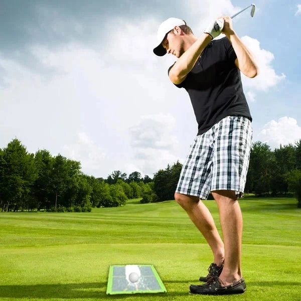 Golf Swing Training Mat Visual Swing-Path Feedback