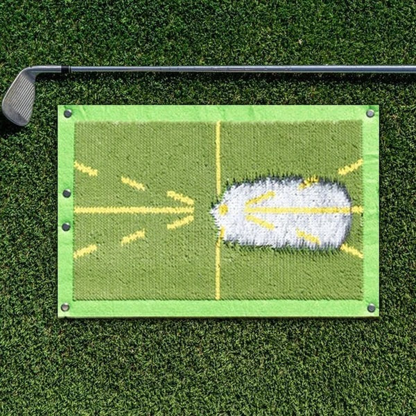 Golf Swing Training Mat Visual Swing-Path Feedback