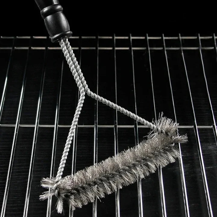Grill Brush Extended Handle Stainless Steel Bristles