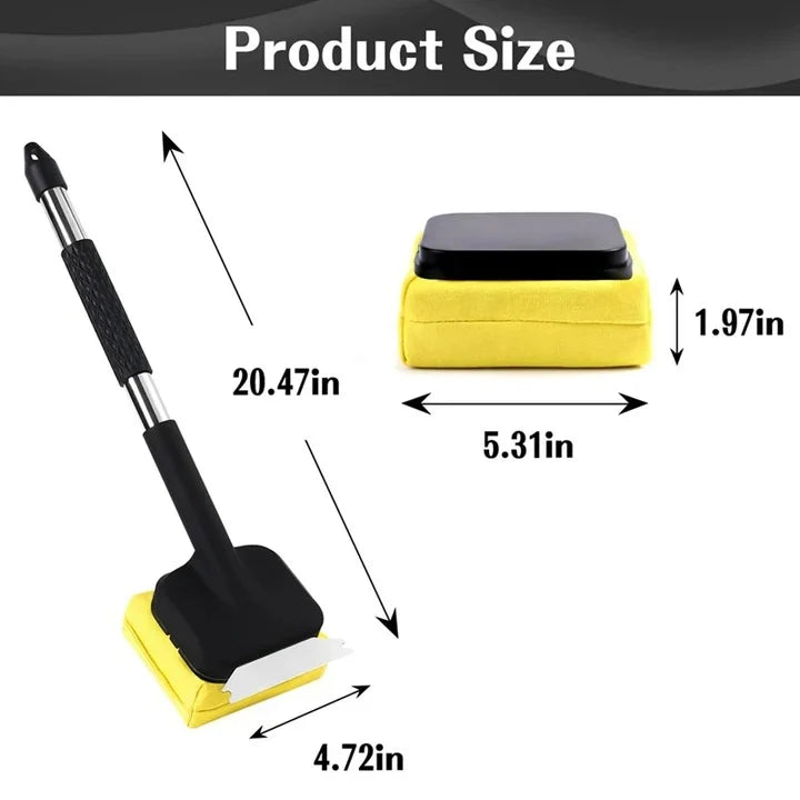 Grill Brush Steam-Assisted Stainless Scraper Replaceable & Dishwasher-Safe Heads