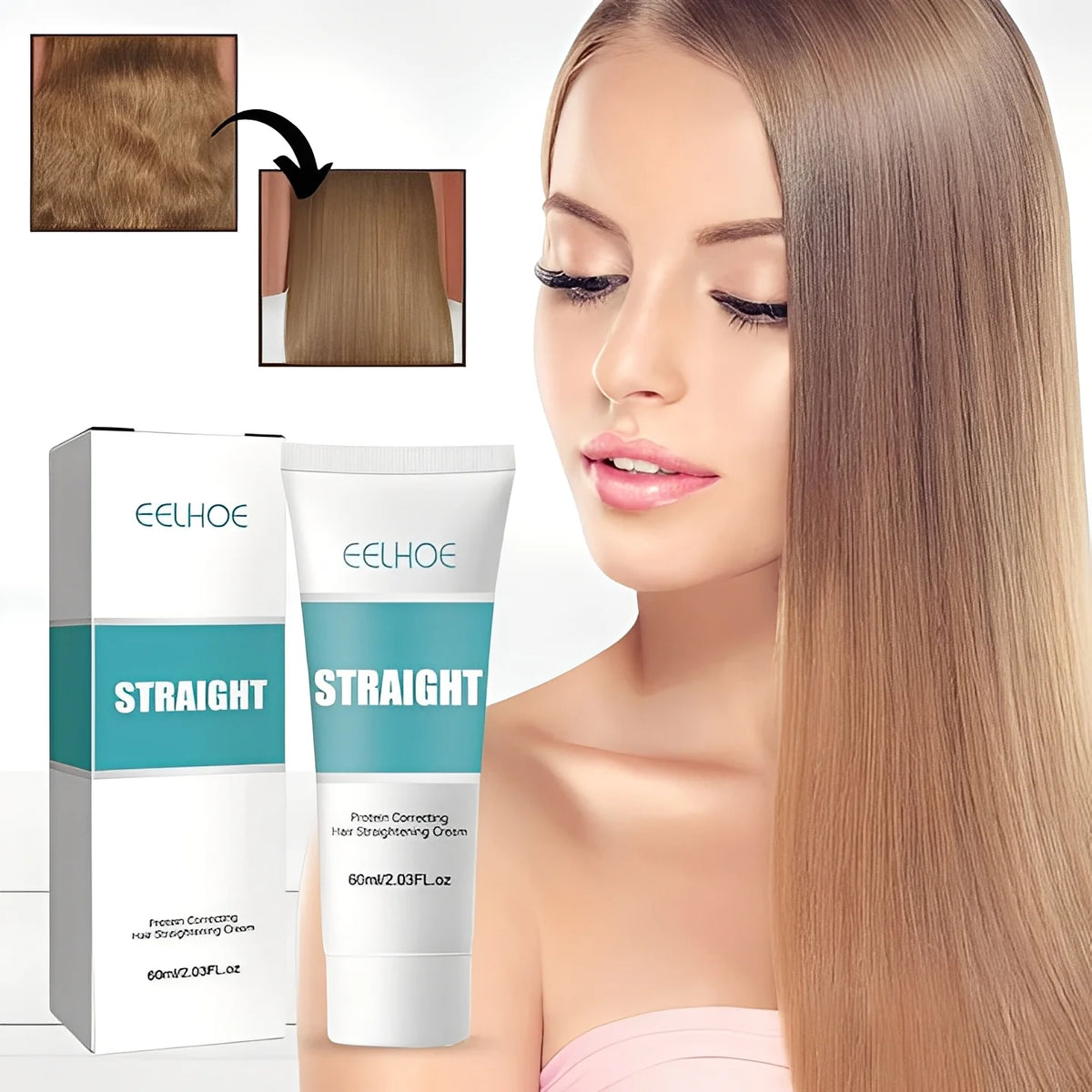 Hair Cream Keratin-Infused Smoothing & Strengthening