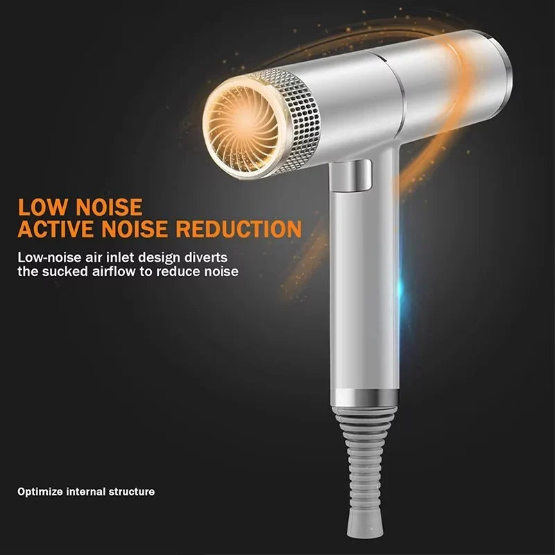 Hair Dryer Lightweight Ergonomic Negative Ion Precision Nozzle