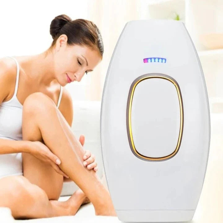 Hair Removal Device Rechargeable Cordless Cartridge-Free Skin Contact Sensor