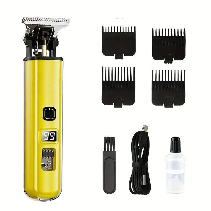Hair Trimmer Rounded Blade LED Display 60-Min Runtime