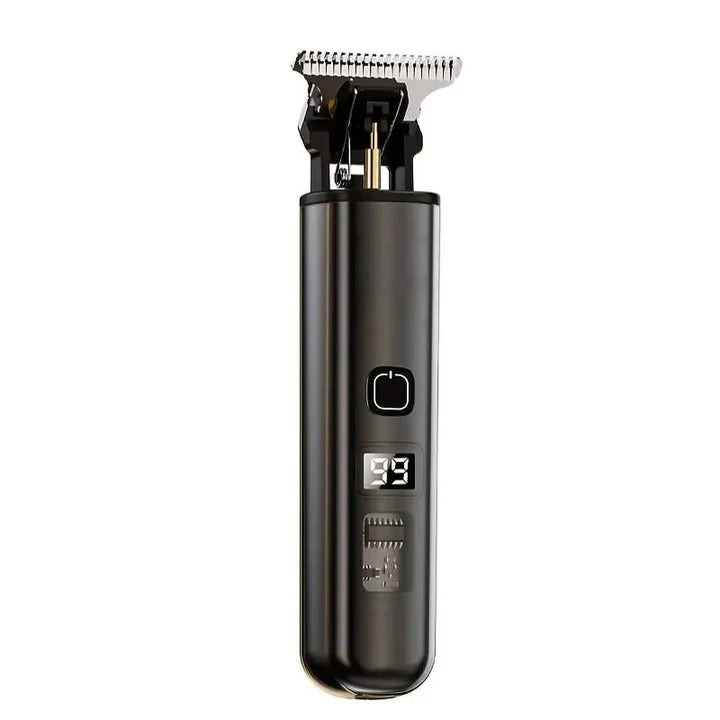 Hair Trimmer Rounded Blade LED Display 60-Min Runtime