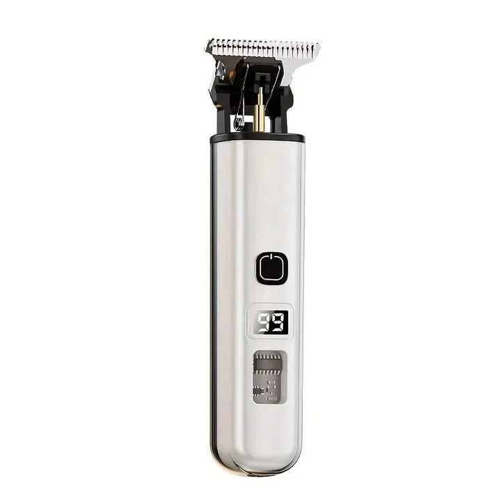 Hair Trimmer Rounded Blade LED Display 60-Min Runtime