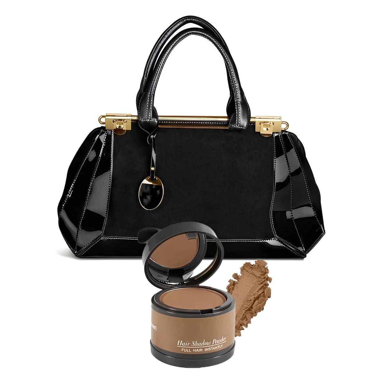 Hairline Concealer Powder Water-Resistant Compact With Mirror