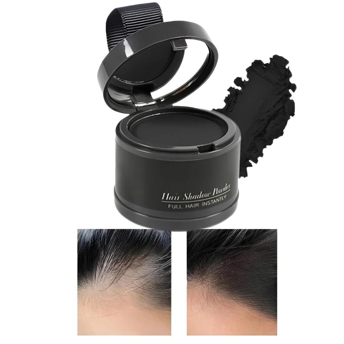 Hairline Concealer Powder Water-Resistant Compact With Mirror