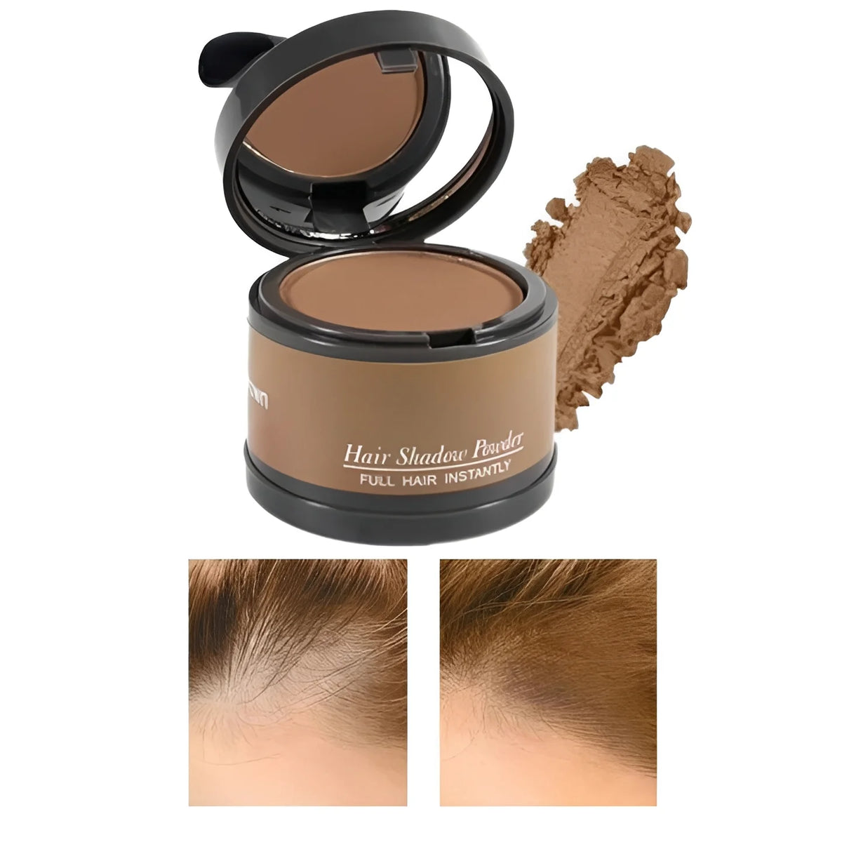 Hairline Concealer Powder Water-Resistant Compact With Mirror