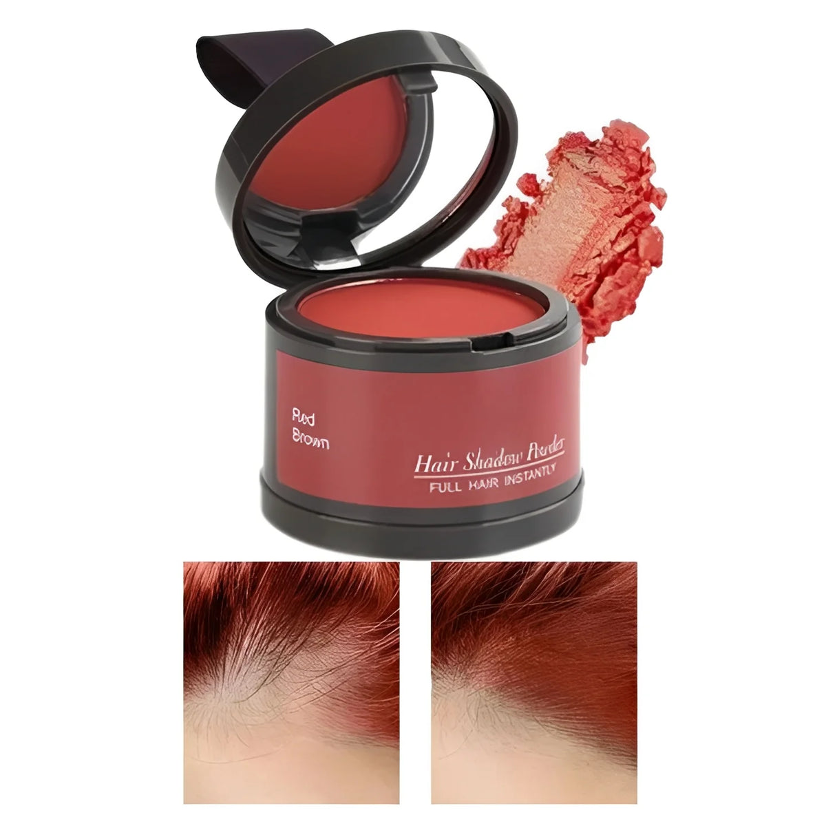 Hairline Concealer Powder Water-Resistant Compact With Mirror