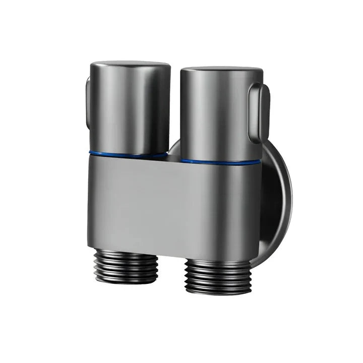 Handheld Bidet Sprayer Solid Brass Adjustable Flow Wall Mount