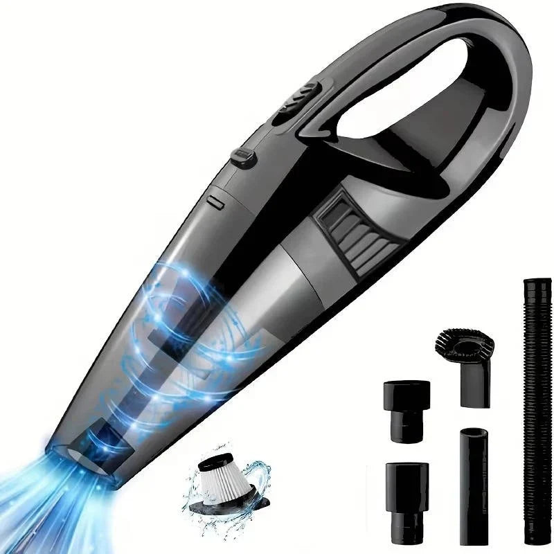 Handheld Car Vacuum 12V Corded High Suction Washable HEPA