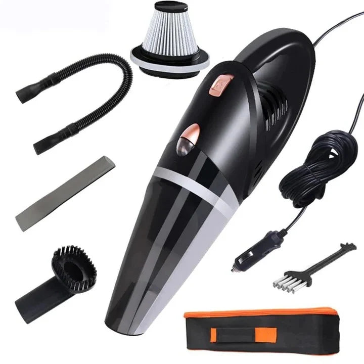 Handheld Car Vacuum 16 Ft Cord & Washable HEPA