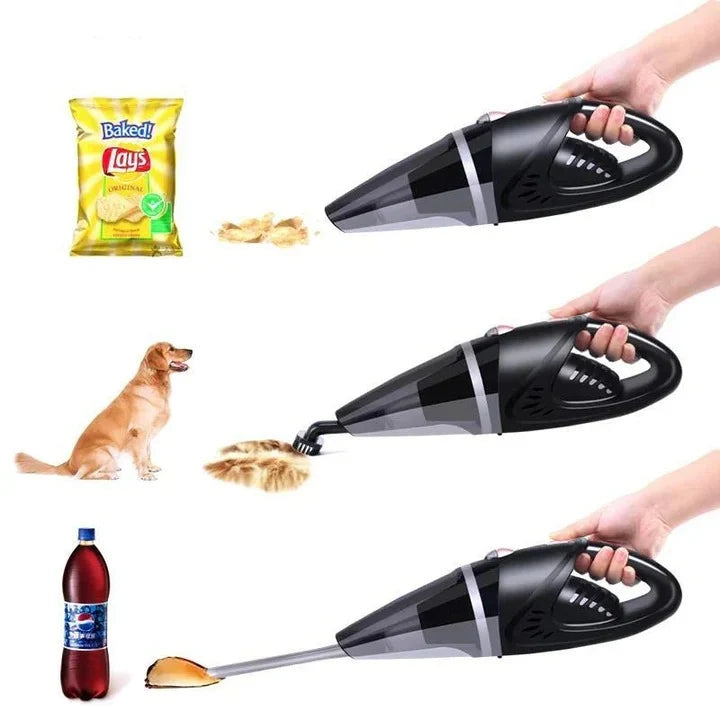 Handheld Car Vacuum 16 Ft Cord & Washable HEPA