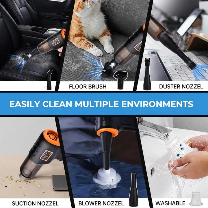 Handheld Car Vacuum Cordless Powerful Suction