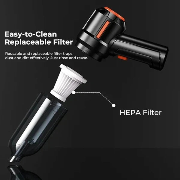 Handheld Car Vacuum Cordless Powerful Suction
