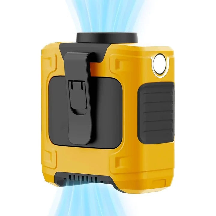 Handheld Fan Rechargeable Clip-On LED & Power Bank