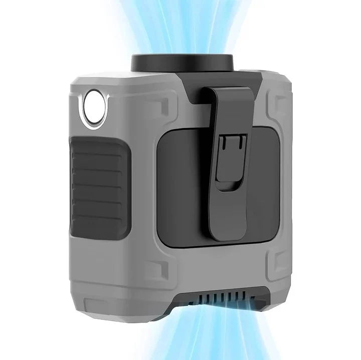 Handheld Fan Rechargeable Clip-On LED & Power Bank