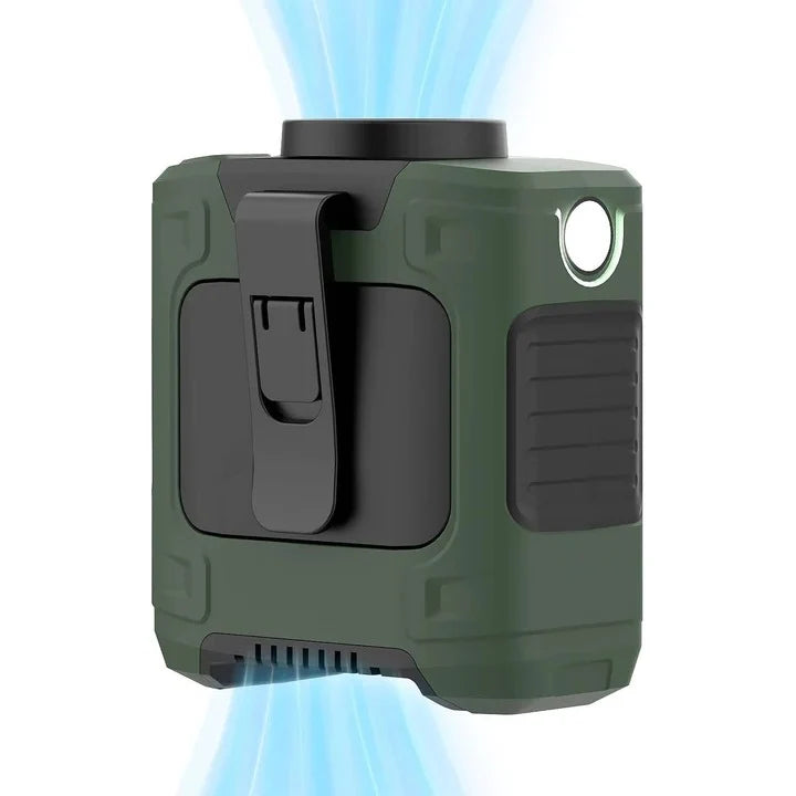 Handheld Fan Rechargeable Clip-On LED & Power Bank